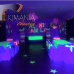 decoracion de fiesta neon