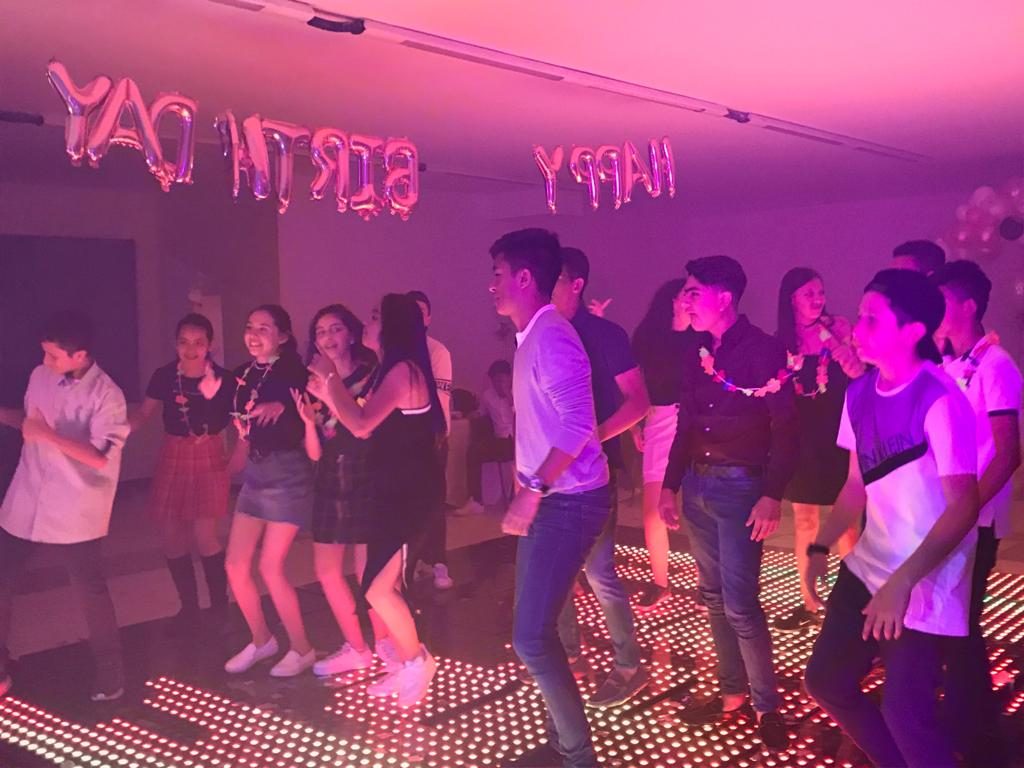 Pista de baile quince años