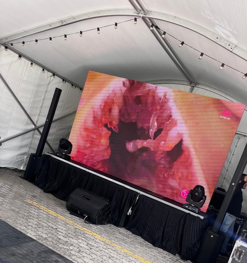 Alquiler pantalla led